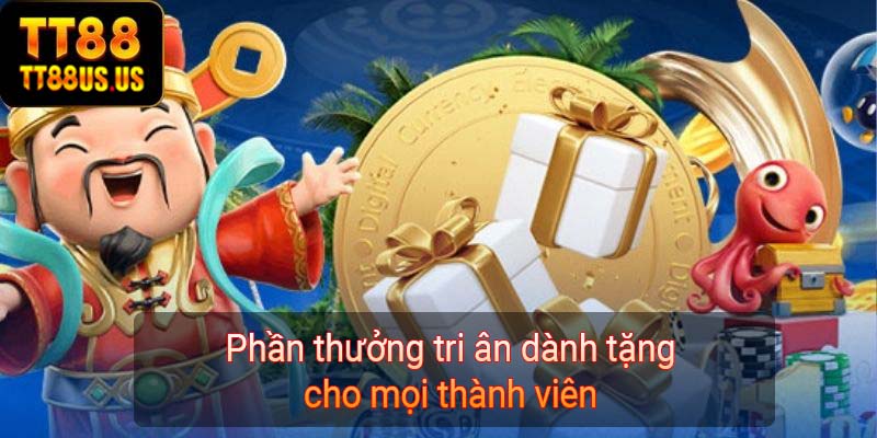 Phần thưởng tri ân dành tặng cho mọi thành viên 