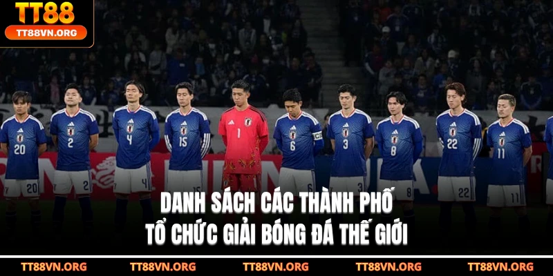 Danh sách các thành phố tổ chức giải bóng đá thế giới